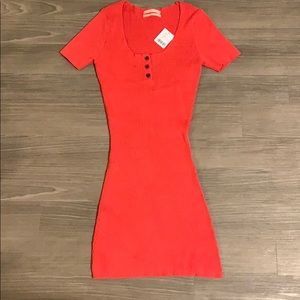 Urban Outfitters Sweater Dress Coral